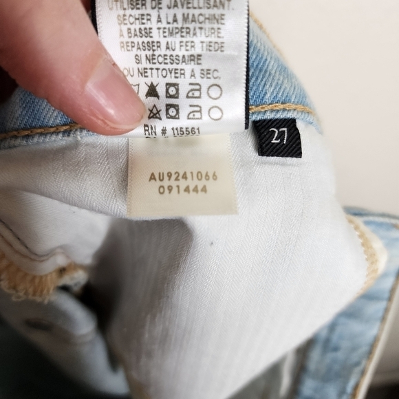 7 For All Mankind Pastel Rainbow Fringe Mini Skirt 27 - Picture 10 of 11